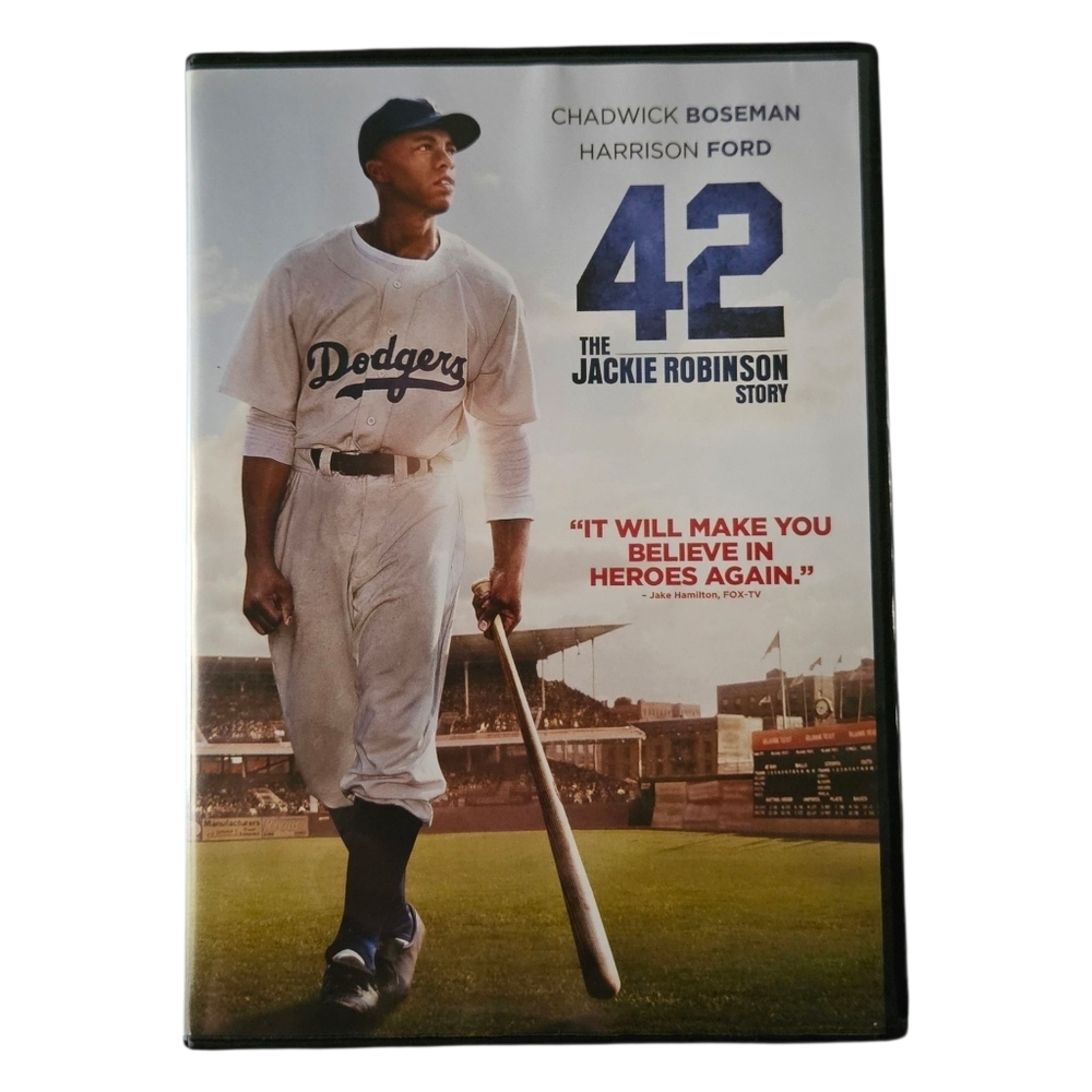 42: The Jackie Robinson Story DVD (2013 Chadwick Boseman)